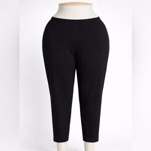 Lauren Ralph Lauren Black Pull On Stretch Dress Pants Womens Size 3X